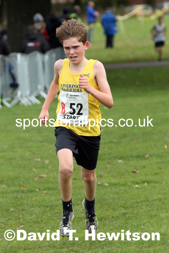 Boys under-13s Northern Cross Country Relays, Graves Park, Sheffield. Photo: David T. Hewitson/Sports for All Pics